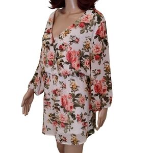 Love J Floral Romper - Size 2X
